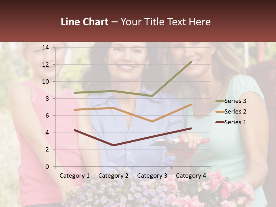 Grandmother, Mother And Child PowerPoint Template