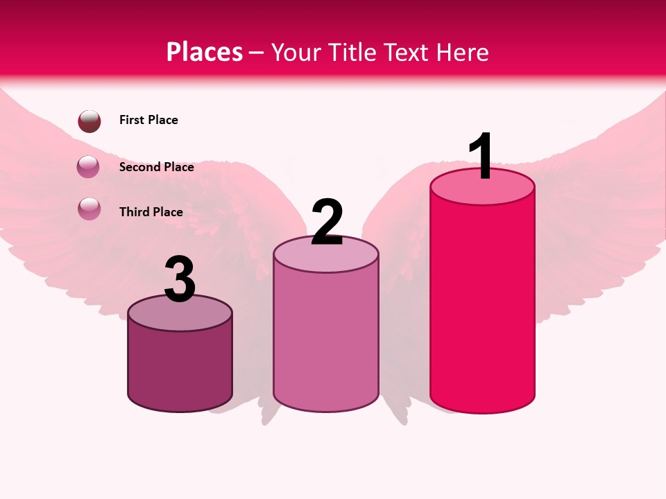 Pink Wings PowerPoint Template