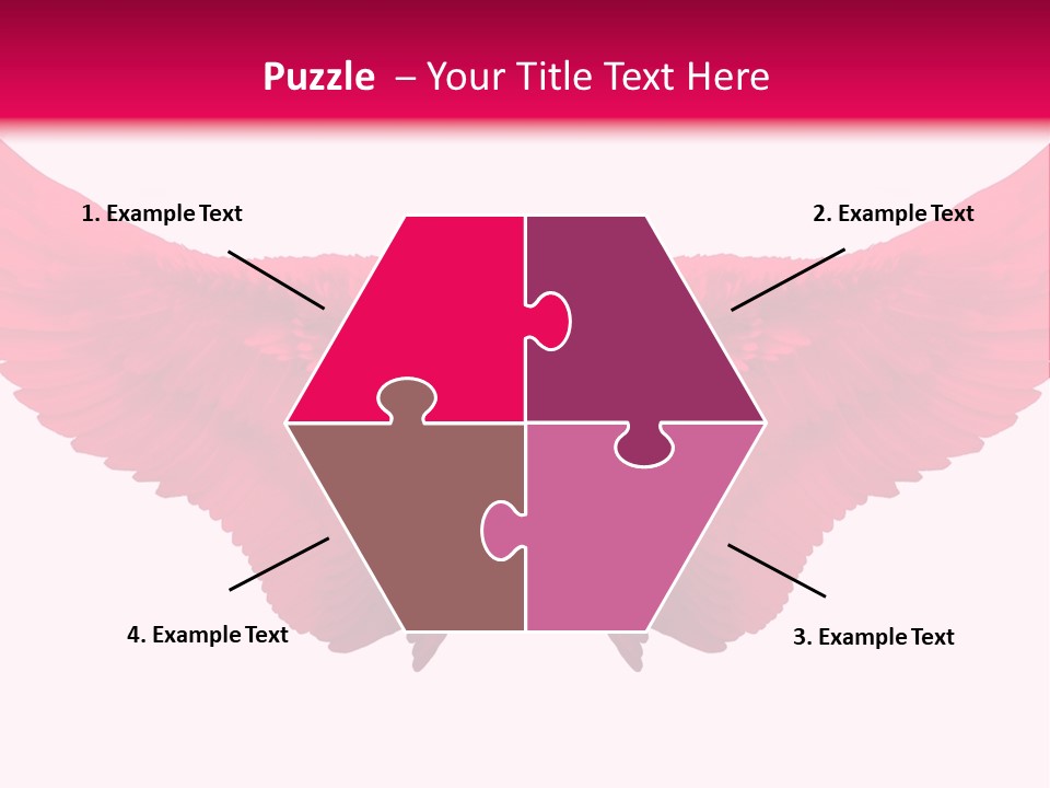 Pink Wings PowerPoint Template