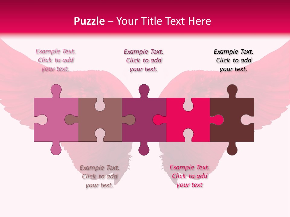 Pink Wings PowerPoint Template