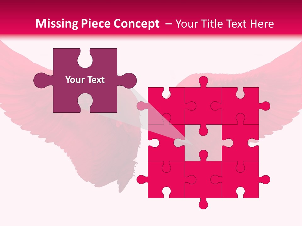 Pink Wings PowerPoint Template