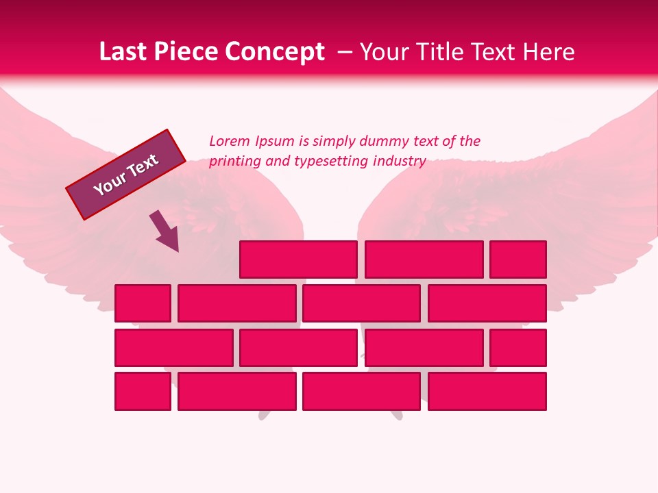 Pink Wings PowerPoint Template