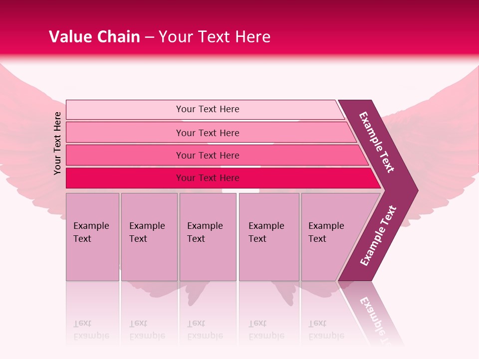 Pink Wings PowerPoint Template