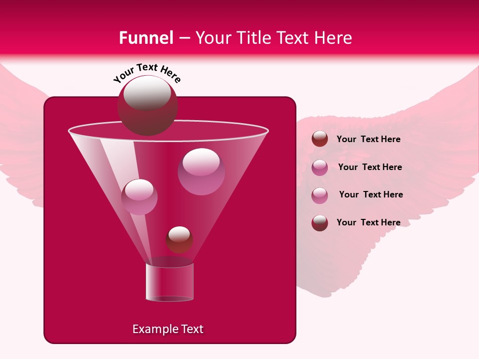 Pink Wings PowerPoint Template