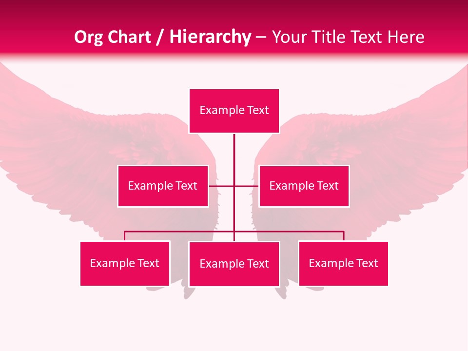 Pink Wings PowerPoint Template