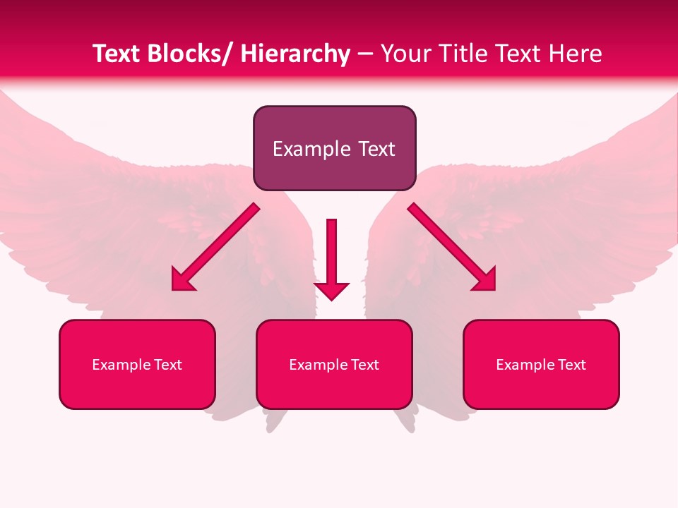 Pink Wings PowerPoint Template
