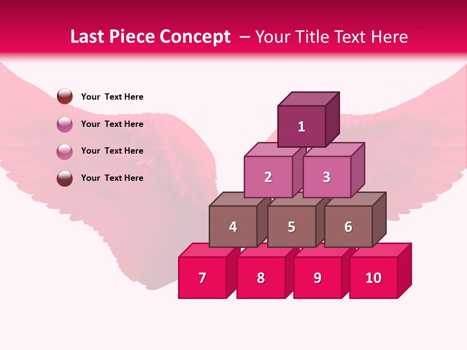 Pink Wings PowerPoint Template