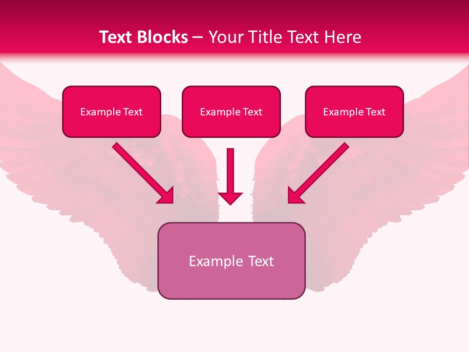 Pink Wings PowerPoint Template