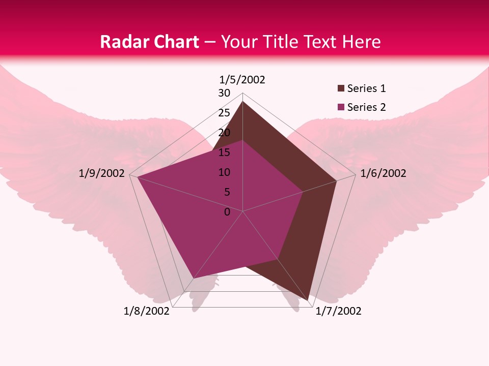Pink Wings PowerPoint Template