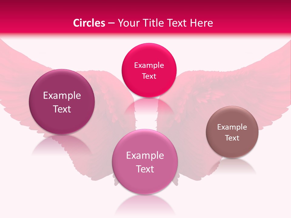 Pink Wings PowerPoint Template