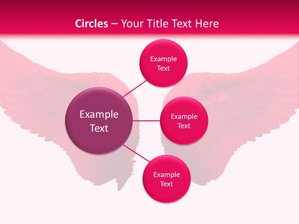 Pink Wings PowerPoint Template