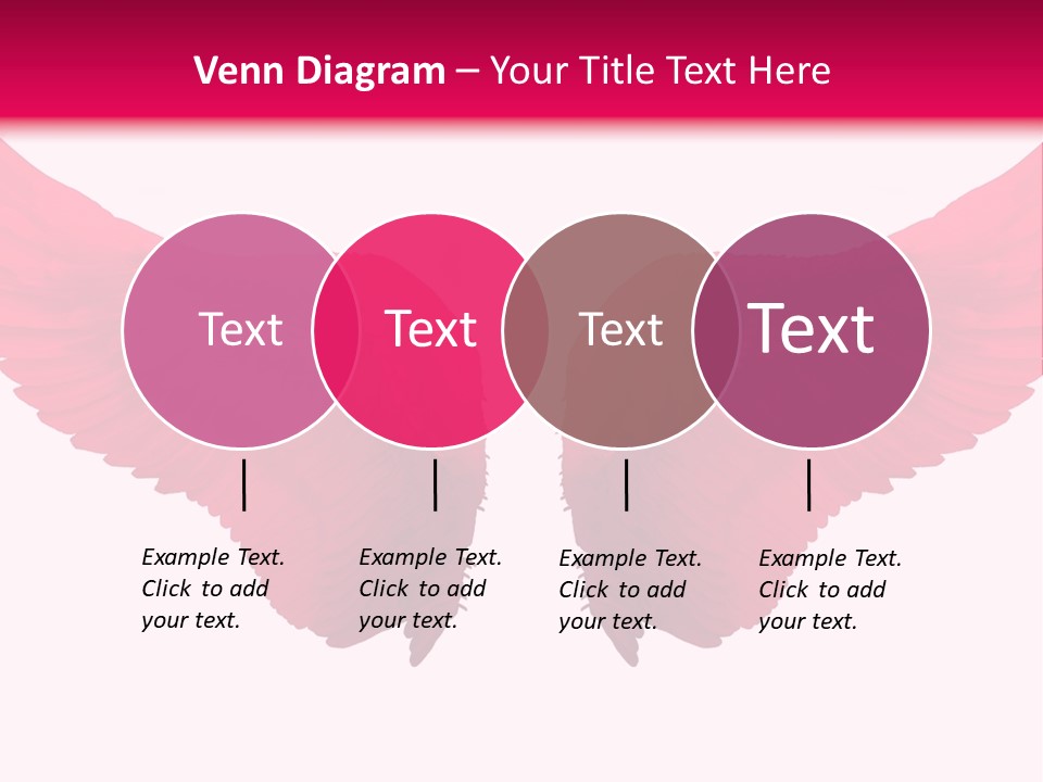 Pink Wings PowerPoint Template