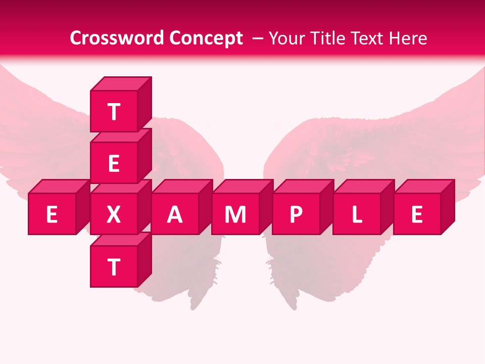 Pink Wings PowerPoint Template