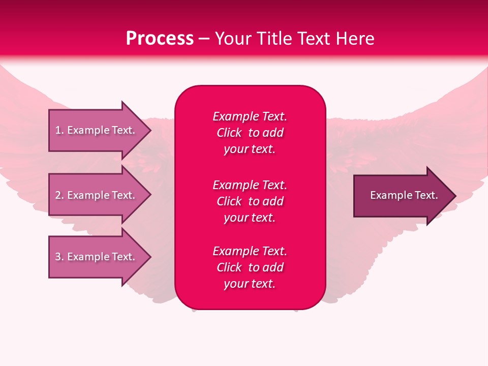 Pink Wings PowerPoint Template