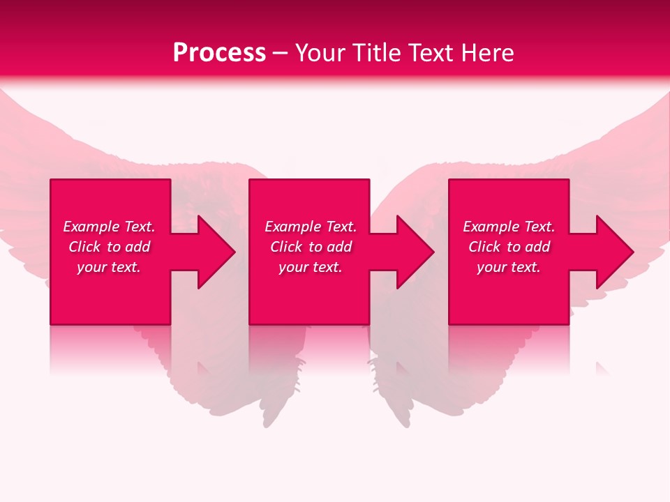 Pink Wings PowerPoint Template