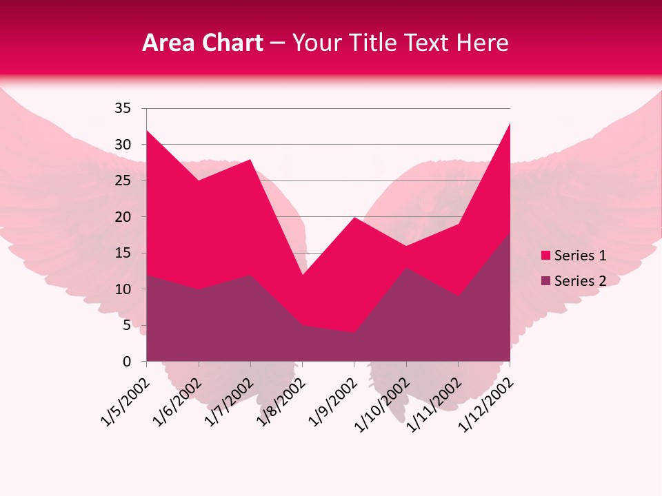 Pink Wings PowerPoint Template