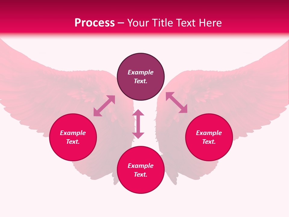 Pink Wings PowerPoint Template