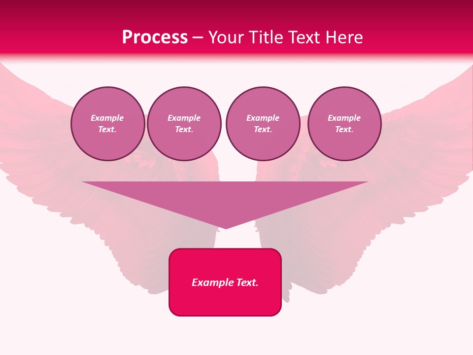 Pink Wings PowerPoint Template