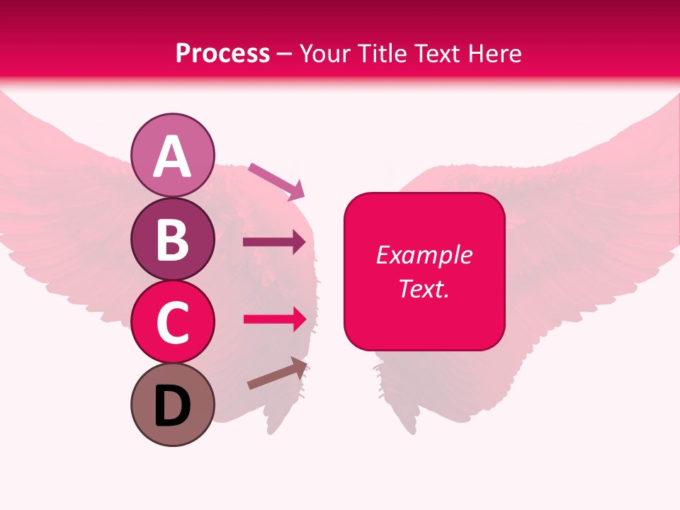 Pink Wings PowerPoint Template