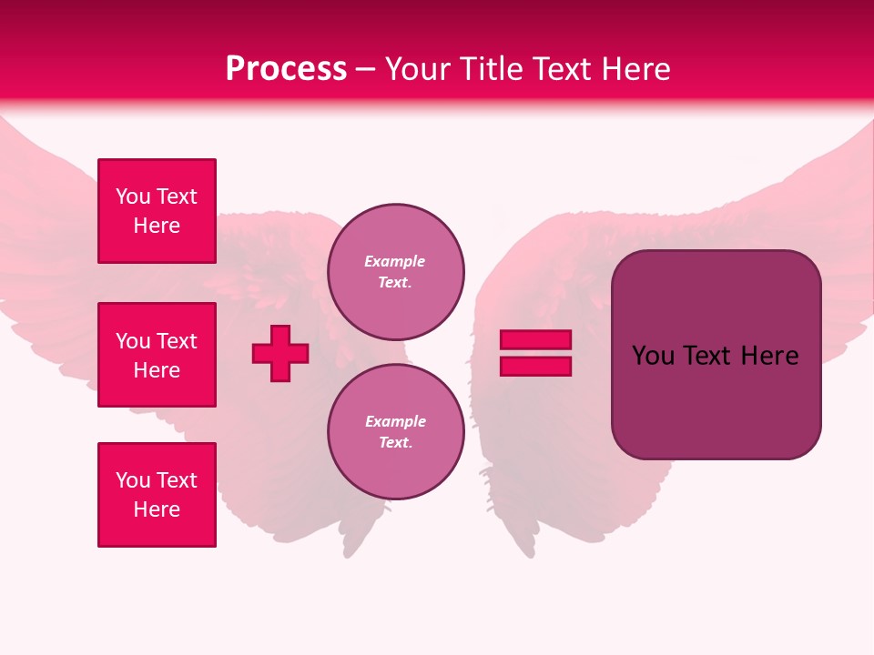 Pink Wings PowerPoint Template