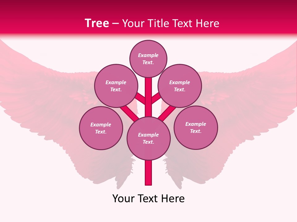 Pink Wings PowerPoint Template