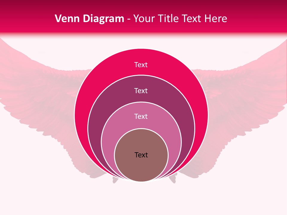 Pink Wings PowerPoint Template