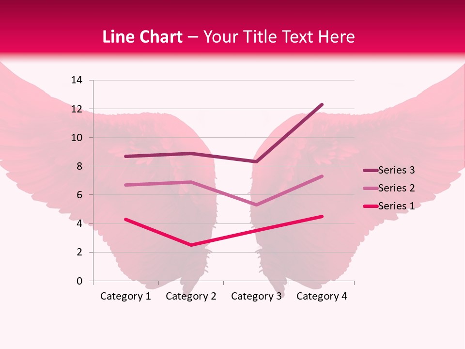 Pink Wings PowerPoint Template