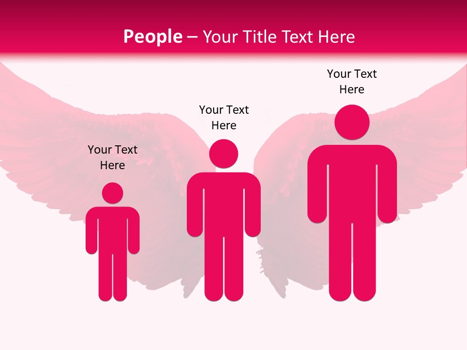 Pink Wings PowerPoint Template