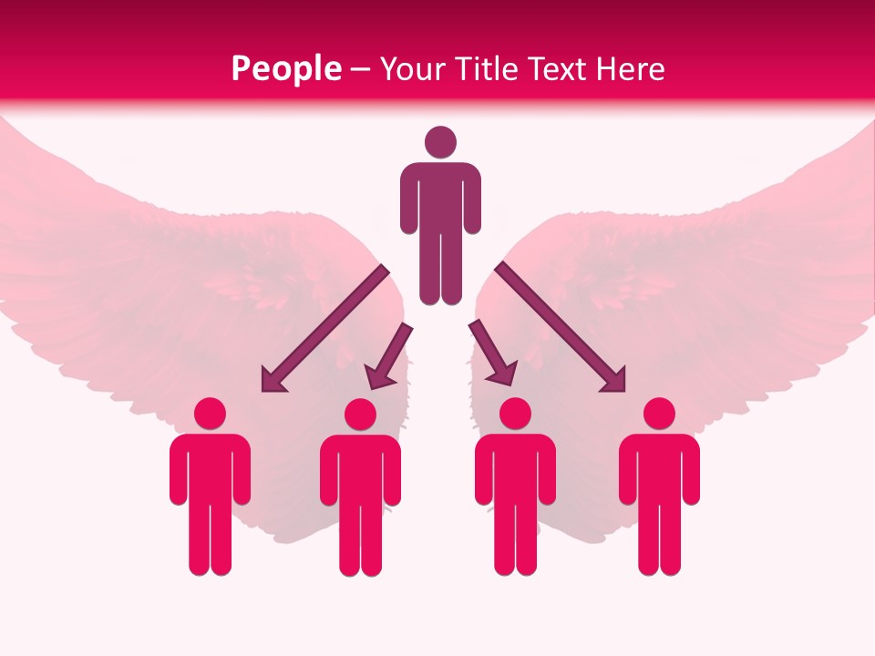 Pink Wings PowerPoint Template