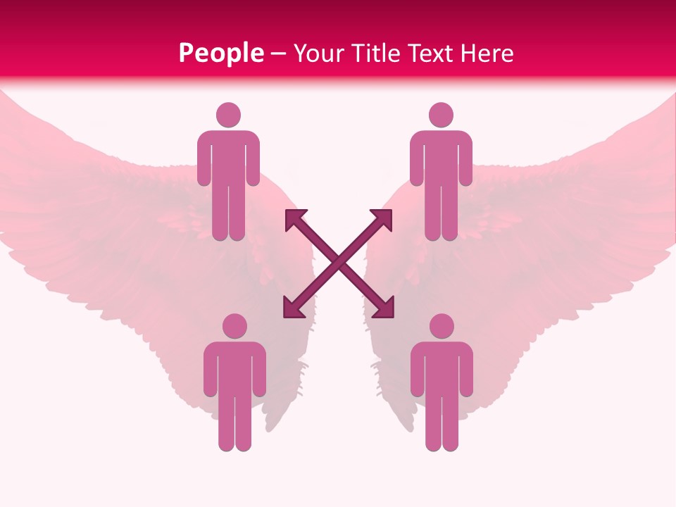 Pink Wings PowerPoint Template