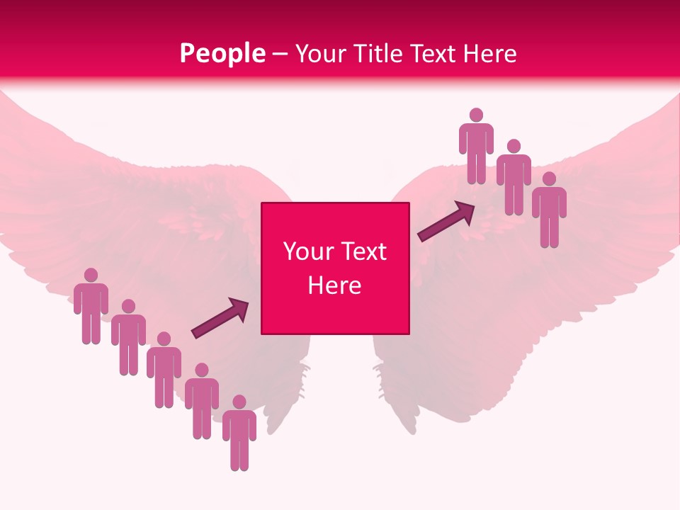 Pink Wings PowerPoint Template