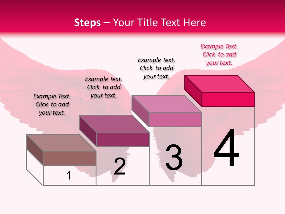 Pink Wings PowerPoint Template