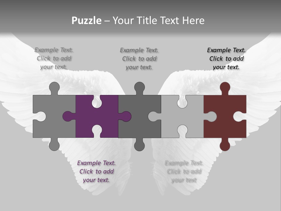 White Wings PowerPoint Template