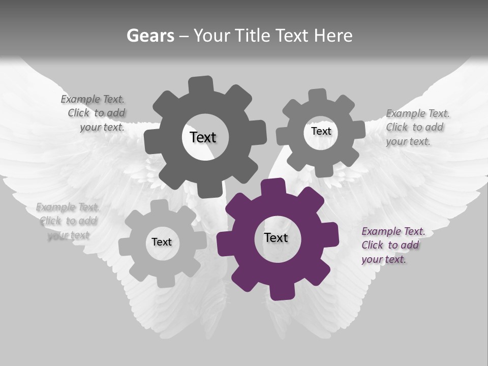 White Wings PowerPoint Template