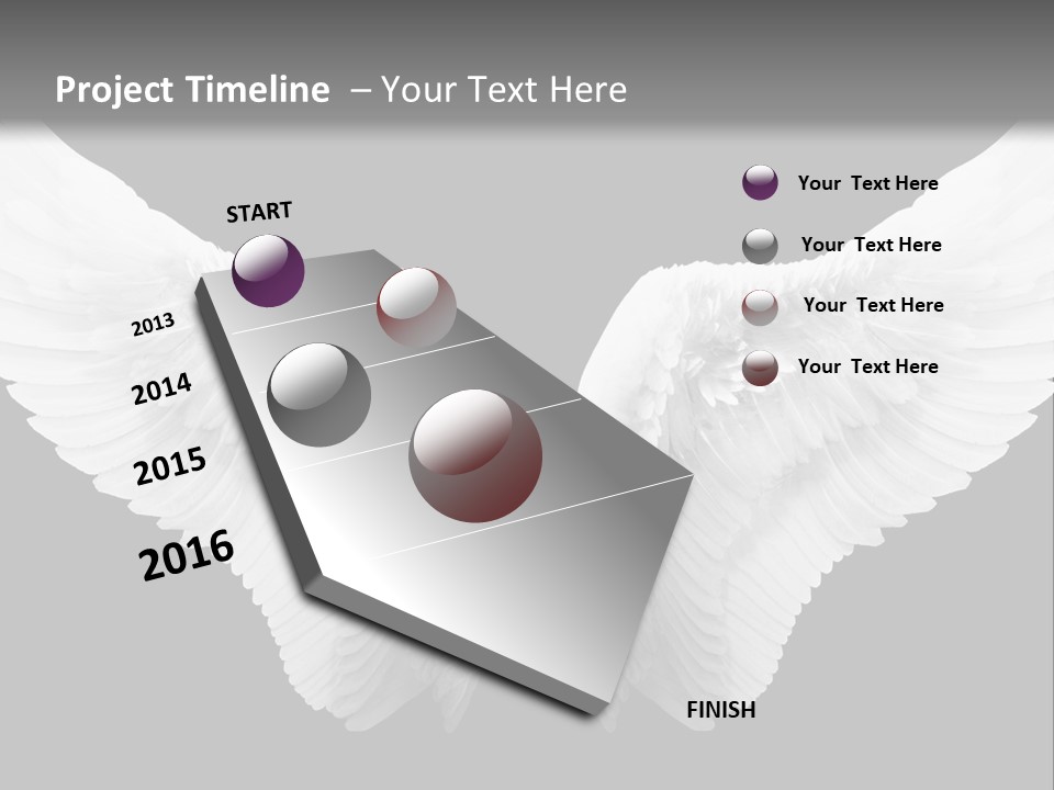 White Wings PowerPoint Template