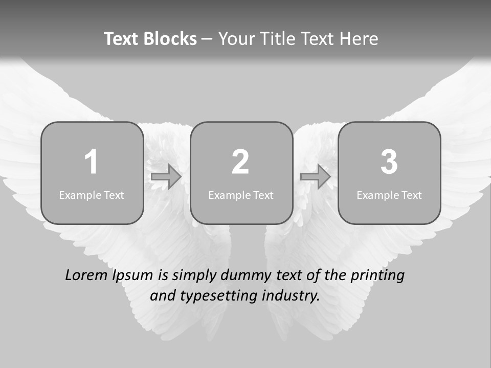 White Wings PowerPoint Template