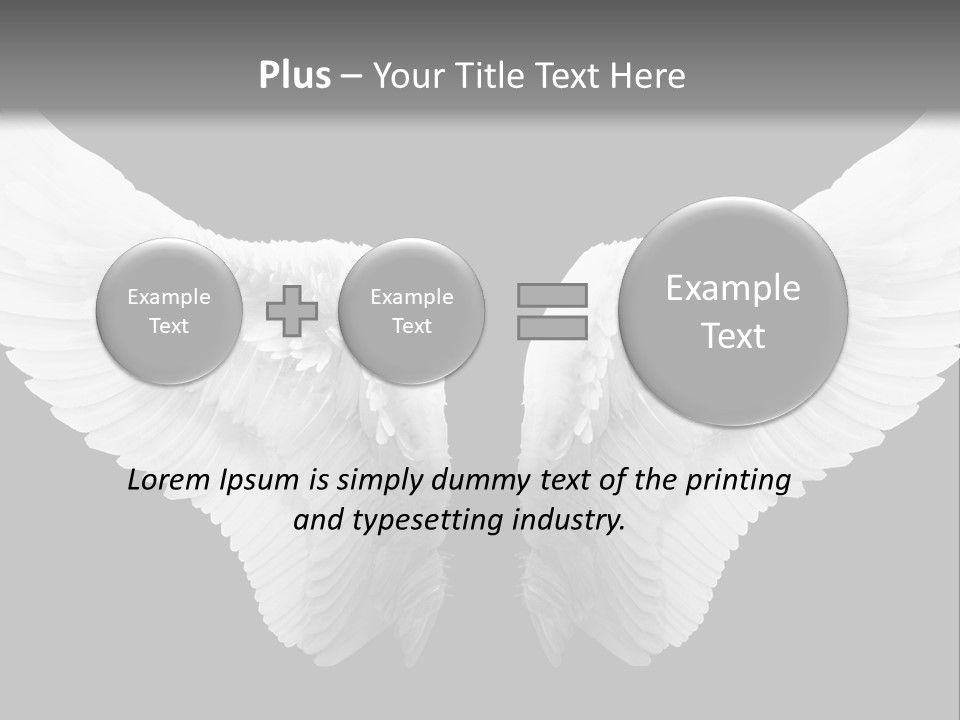 White Wings PowerPoint Template