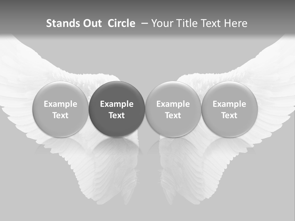 White Wings PowerPoint Template