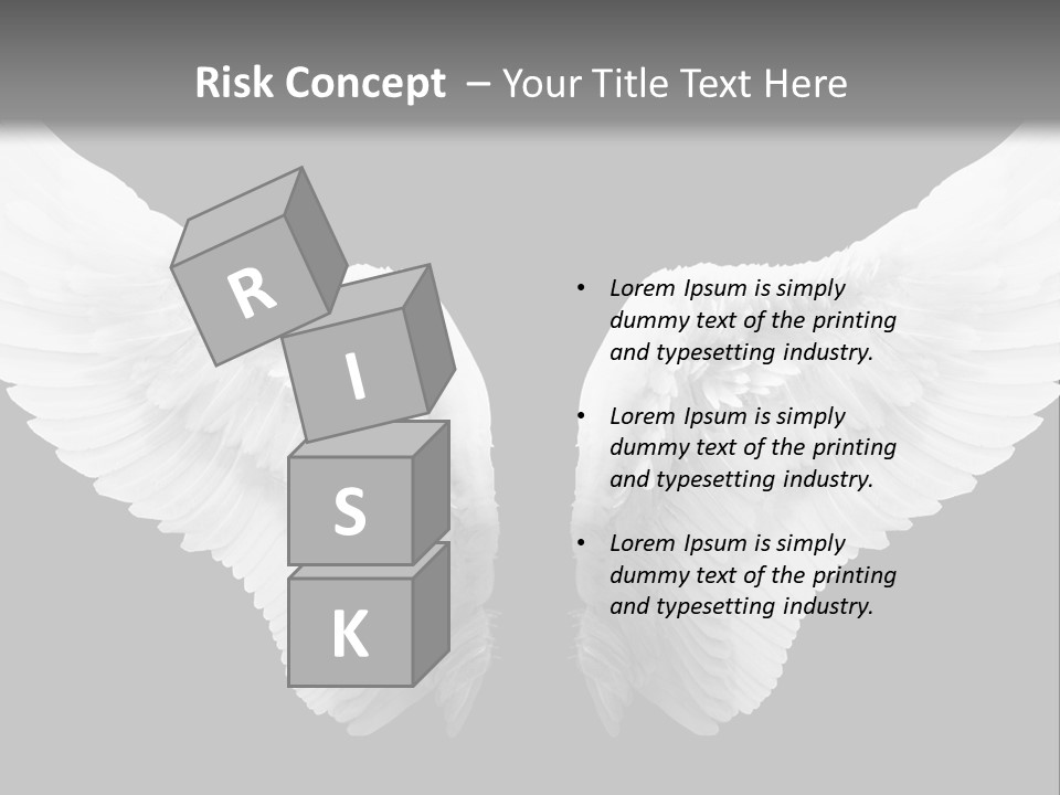 White Wings PowerPoint Template