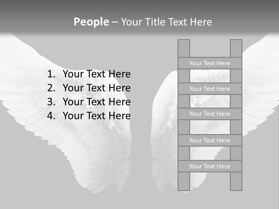 White Wings PowerPoint Template