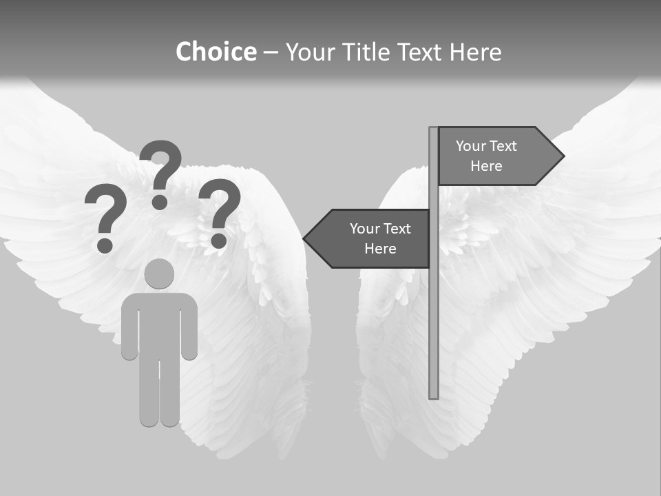 White Wings PowerPoint Template