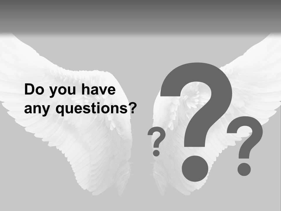 White Wings PowerPoint Template