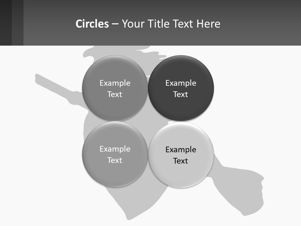 Witch On A Broomstick PowerPoint Template