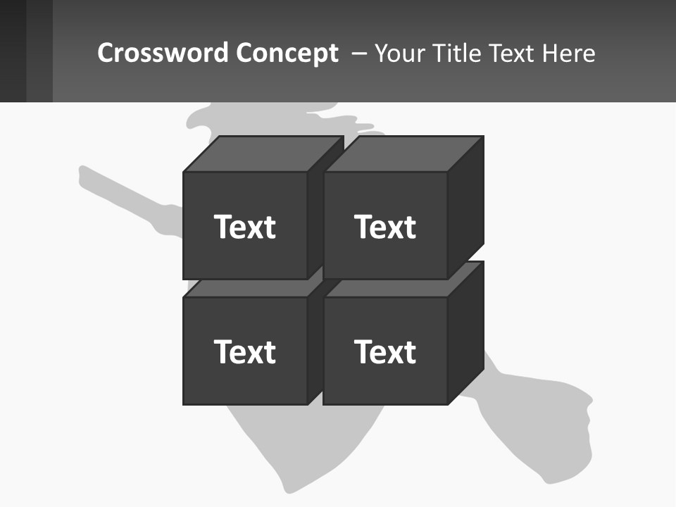 Witch On A Broomstick PowerPoint Template