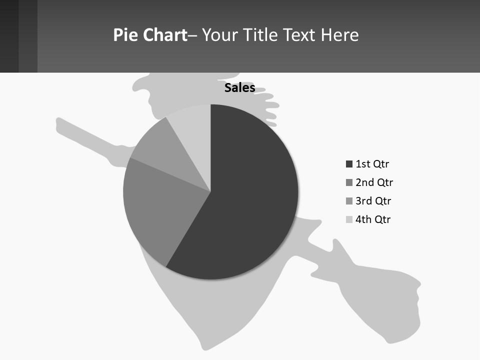 Witch On A Broomstick PowerPoint Template