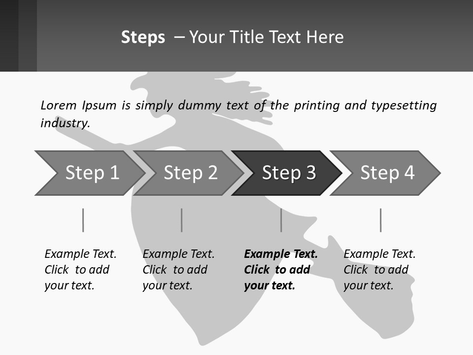 Witch On A Broomstick PowerPoint Template