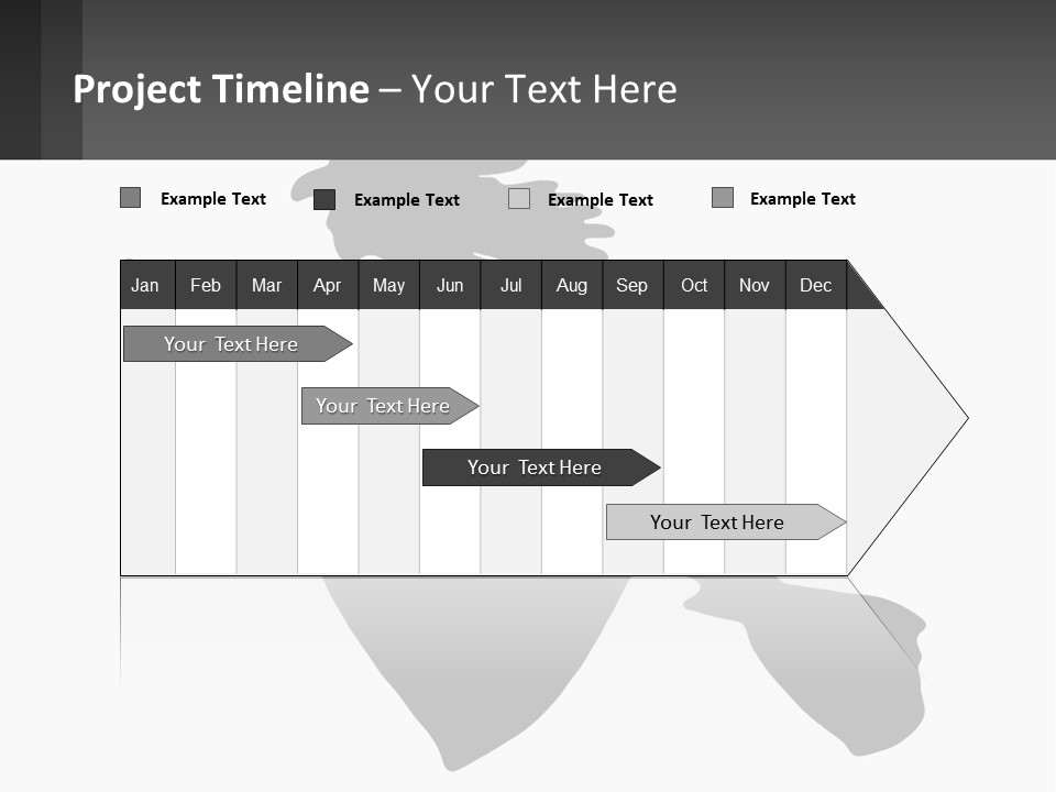 Witch On A Broomstick PowerPoint Template