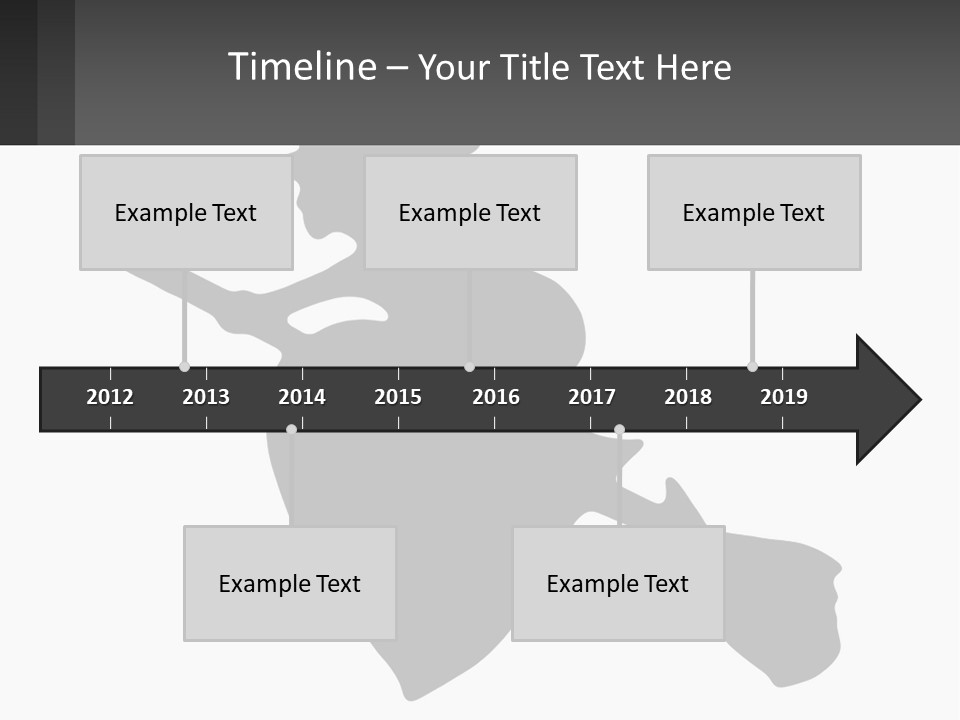 Witch On A Broomstick PowerPoint Template