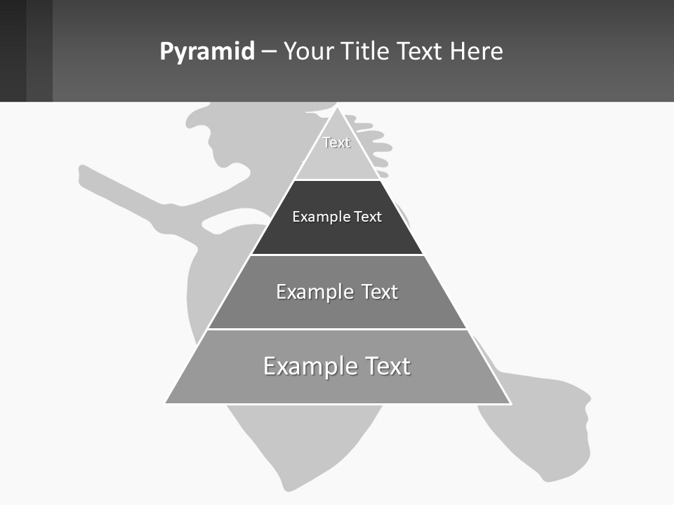 Witch On A Broomstick PowerPoint Template