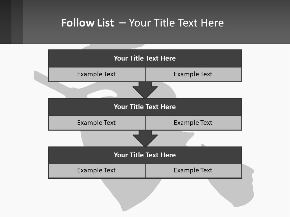 Witch On A Broomstick PowerPoint Template